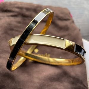 Kate spade enamel bangle bracelets